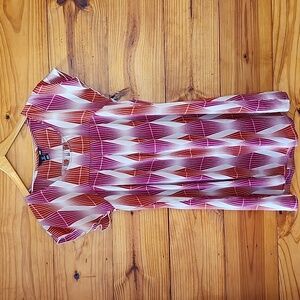 H&M Valentines Day Geometric Silky Dress 6